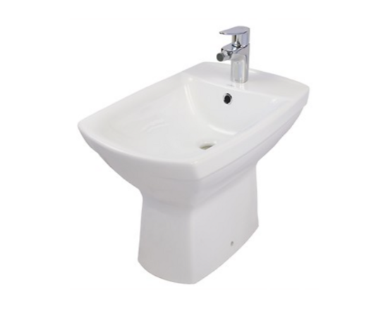 Cersanit Carina brīvi stāvošais bidē, balts